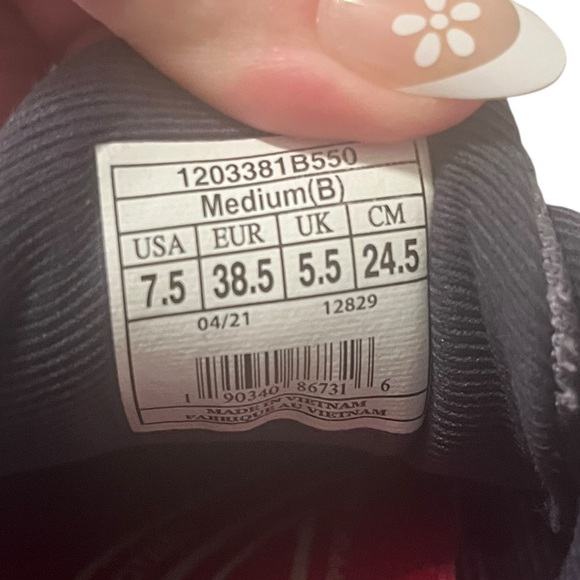 Brooks Ghost 13 Running Shoes Women’s 7.5 Purple Mauve Rose Gold Sneakers - Picture 9 of 12